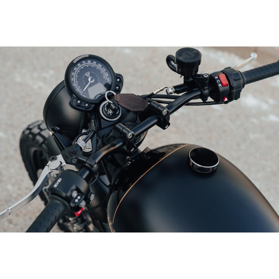 Motone(モートーン) タンクキャップ アルミ ブラック T100/T120 (02-25) SpeedTwin900 (16-24) スクランブラー Scrambler900 (17-25) NXS006 |  | 04