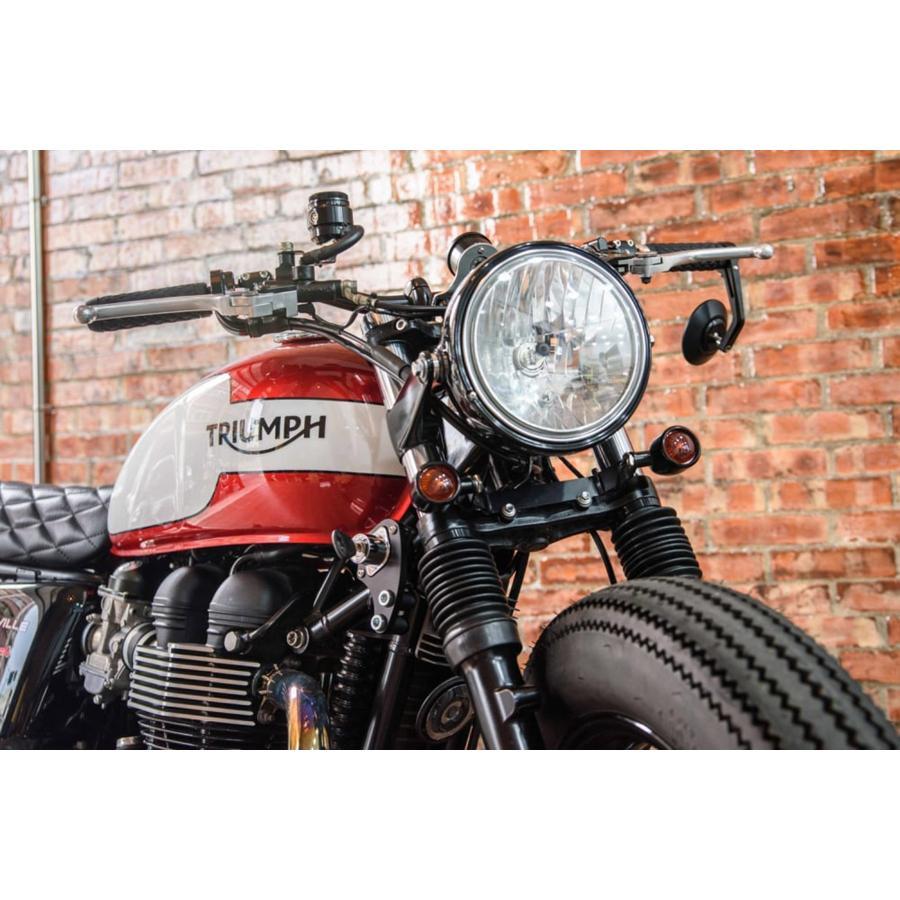 Motone(モートーン) フロントウインカーステー フォークステムマウント M8/M10用 T100/T120 (16-25) SpeedTwin900 (16-24) PTS611 |  | 01