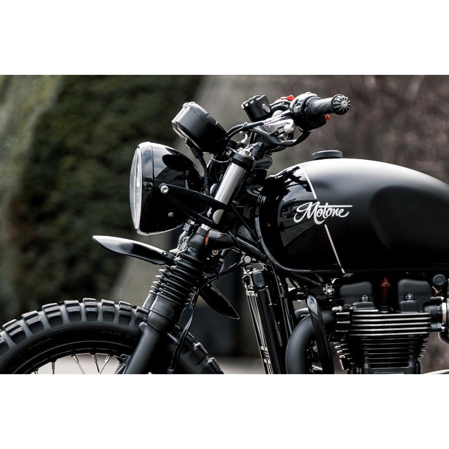 Motone(モートーン) フロントウインカーステー Φ41フォーククランプ M10用 ブラック T100/T120 (02-25) SpeedTwin900 (16-24) スクランブラー900 (17-25) |  | 03