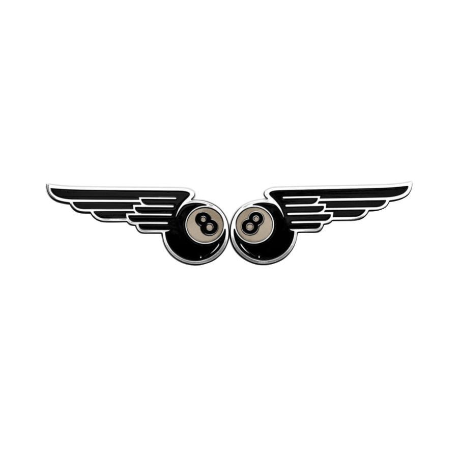 Motone(モートーン) エンブレム 8ボール アルミ 汎用 SNG140 | 