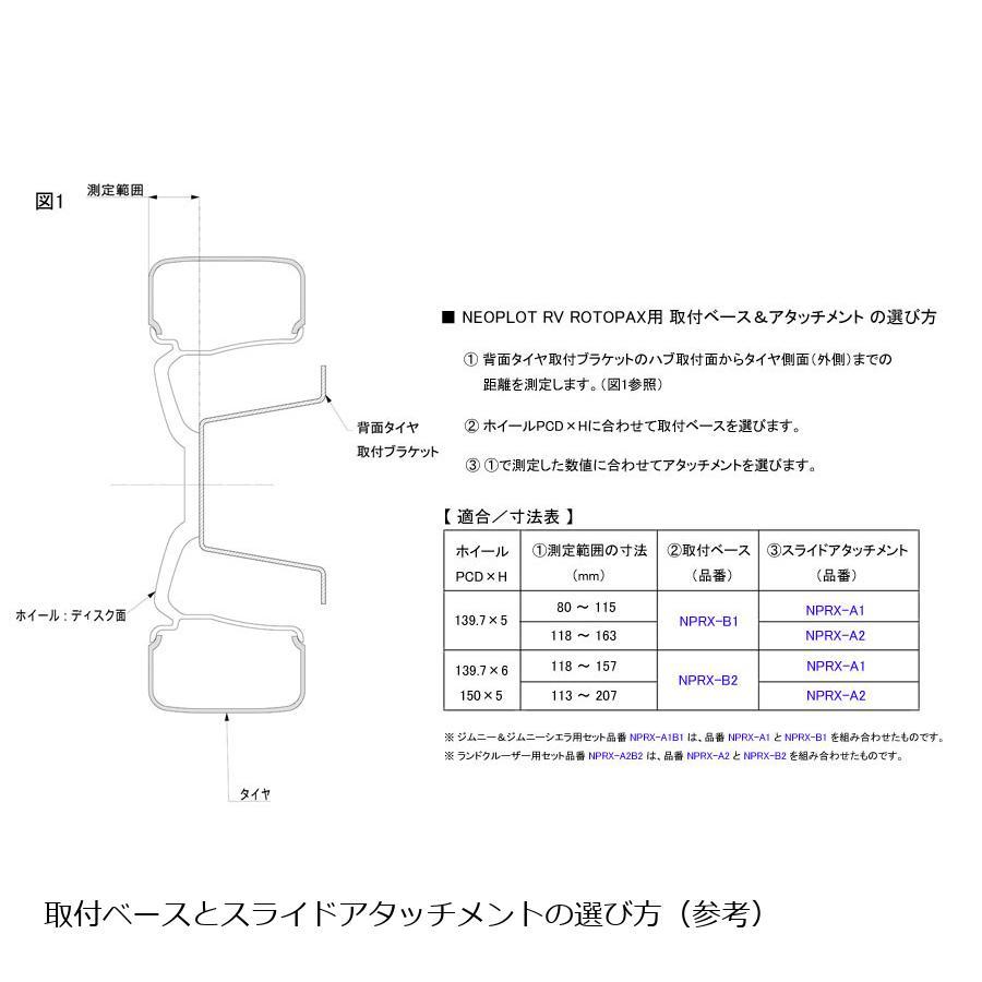 ネオプロトアールブイ RotopaX用 取付ベース T2 (PCD150＆times;5H/PCD139.7＆times;6H) NPRX-B2 | NEOPLOT | 02