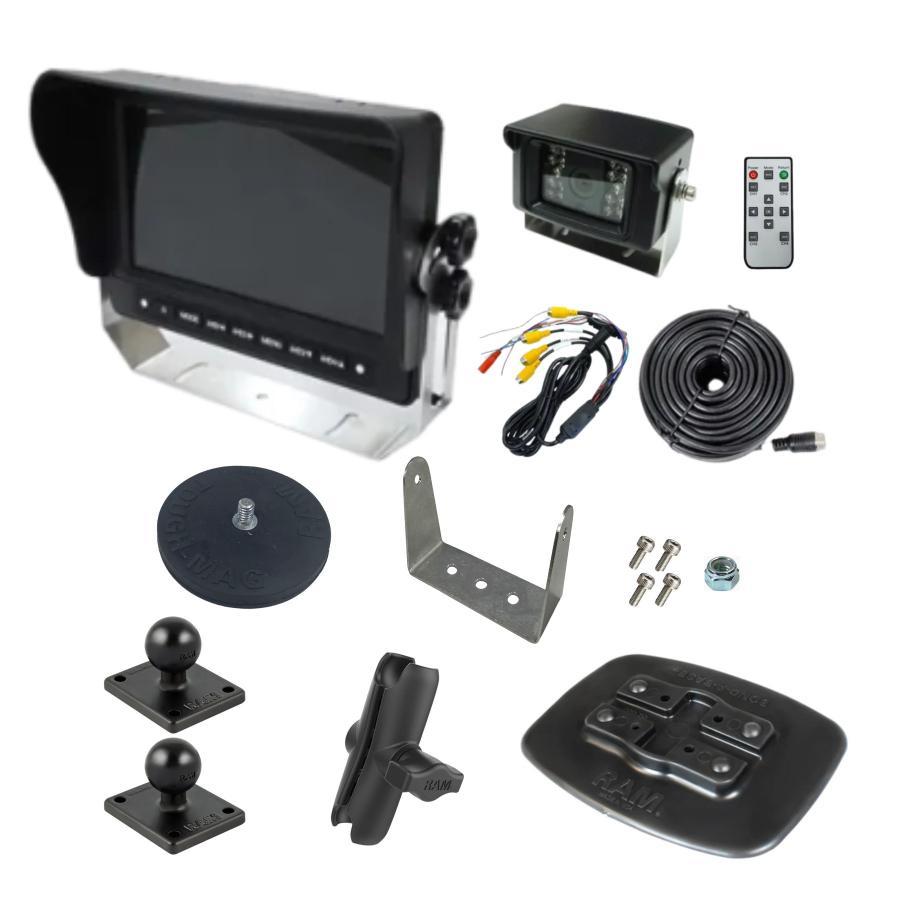 プロト　アグリ 取り付け簡単モニターカメラセット 7インチ IP69K ラムマウント使用 PTA001 |  | 02