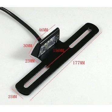 新バージョン　バイク用　LEDナンバー灯付きナンバーステー　ライセンスプレート |  | 01