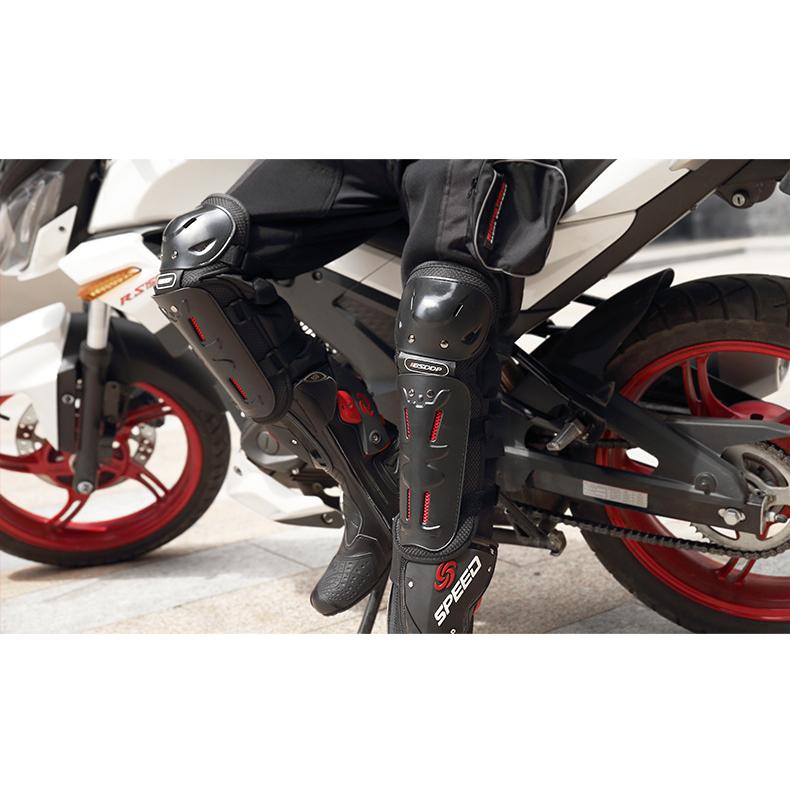 転倒時のダメージを軽減 肘 脛 膝 プロテクター 4点セット バイク 自転車 サバゲーなどに　軽量　マジックテープで簡単装着 バイク用 自転車用 |  | 04