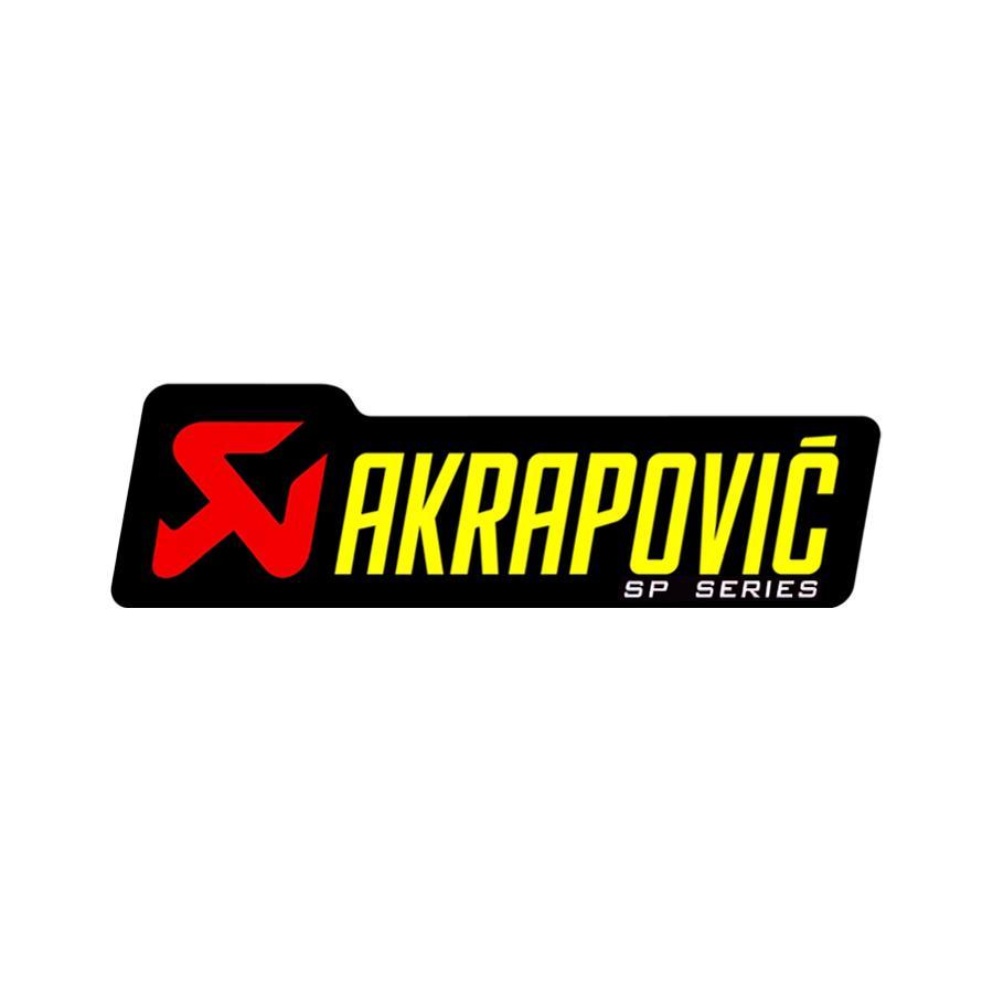 最新人気 AKRAPOVIC アクラポヴィッチ 耐熱ステッカー シルバー 57x60mm