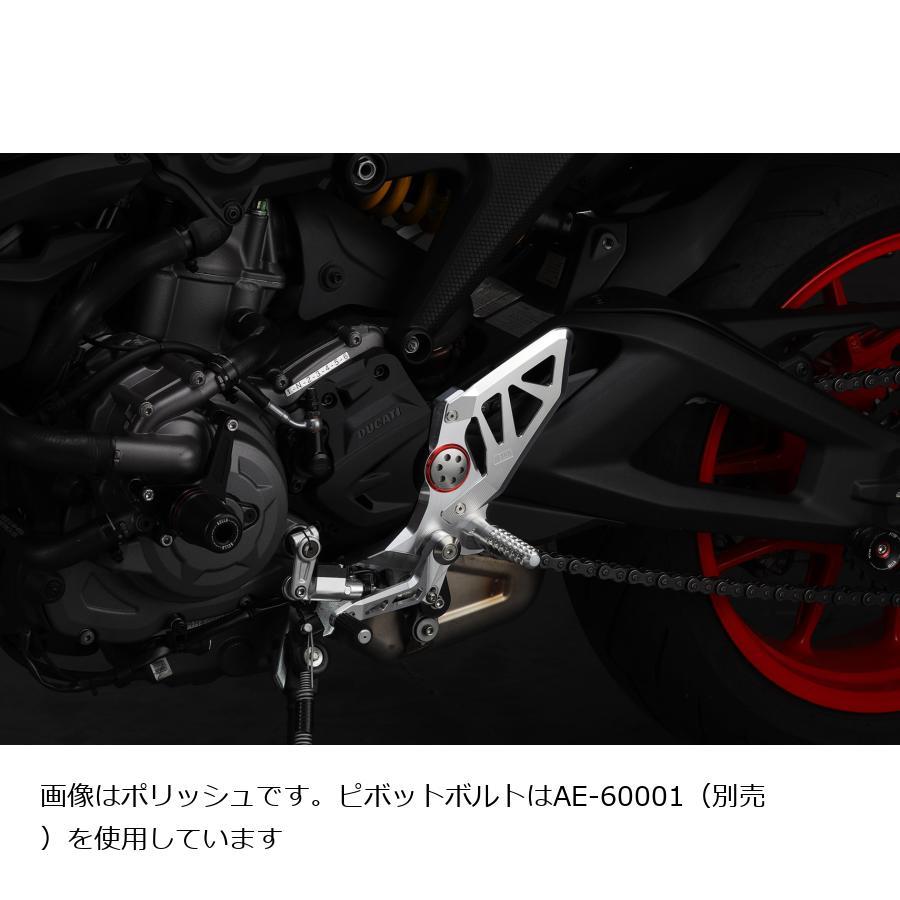 AELLA（アエラ） ライディングステップキット ホワイト DUCATI