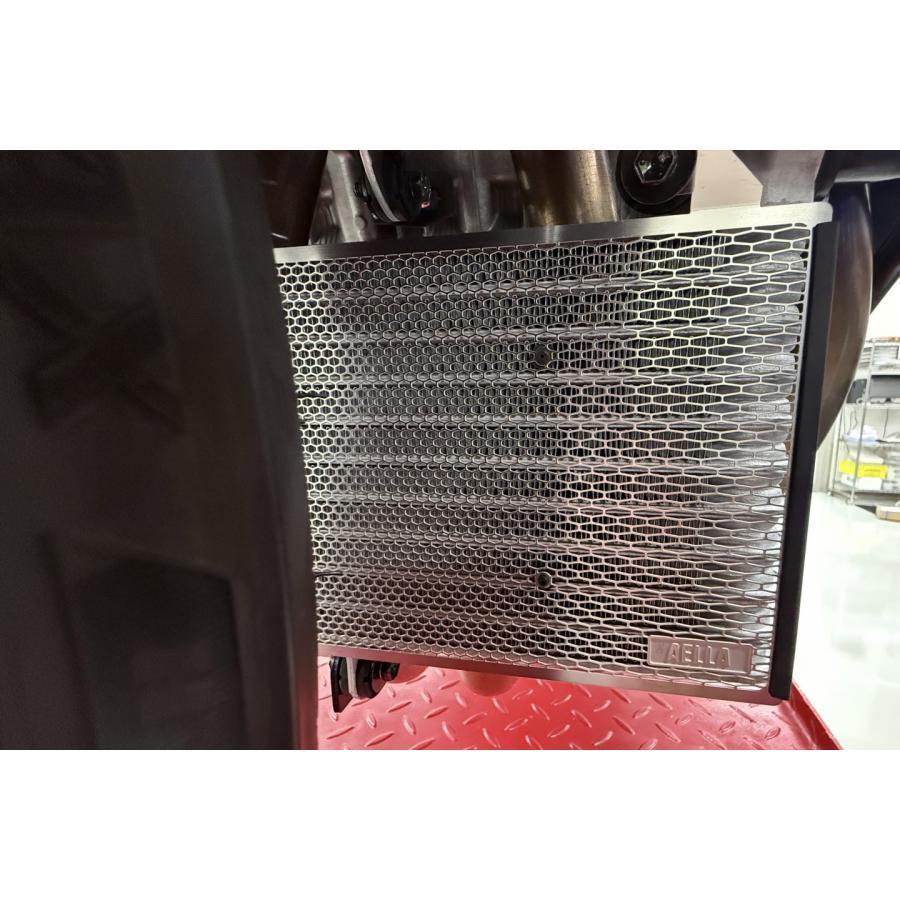 AELLA(アエラ) ラジエター＆オイルクーラープロテクターセット ブラック HAYABUSA 21-24 AE-56155-BKの画像