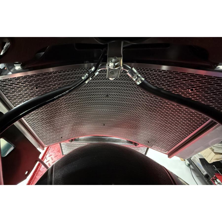 AELLA(アエラ) ラジエター＆オイルクーラープロテクターセット ブラック HAYABUSA 21-24 AE-56155-BKの画像