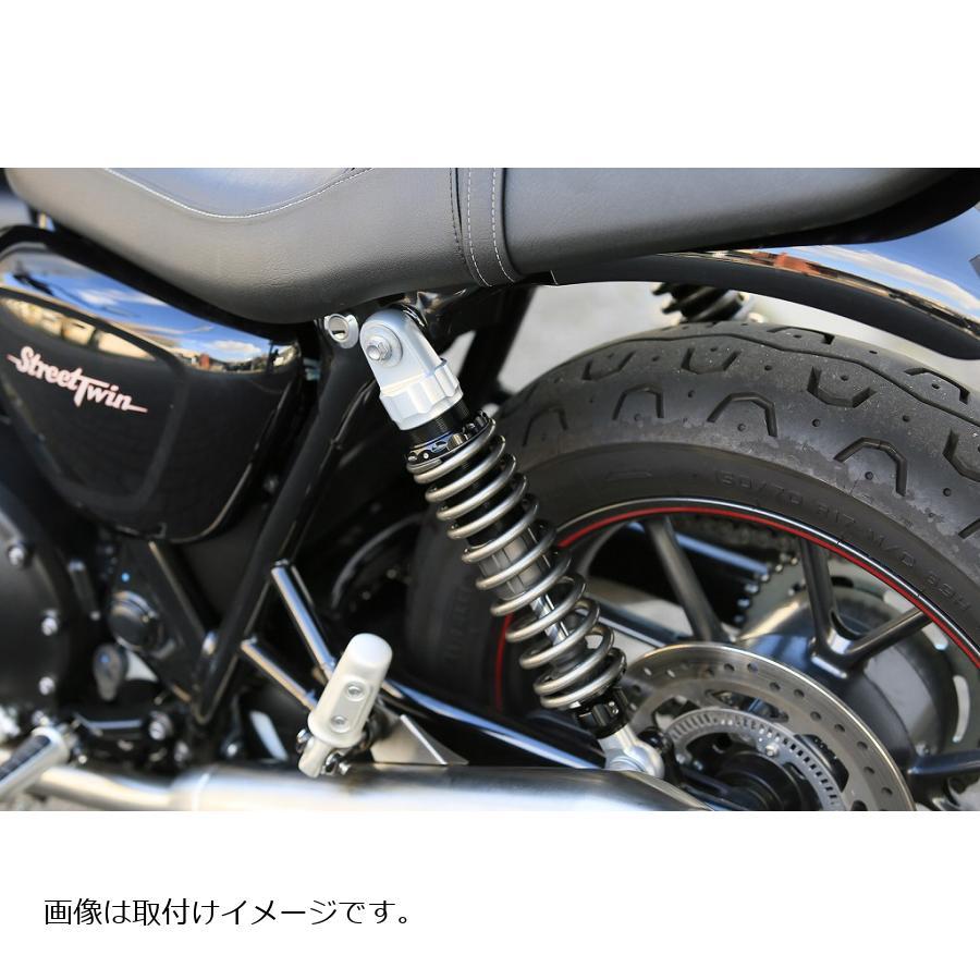 トライアンフ　ボンネビル　空冷　サスペンションBRORA TRIUMPH ボンネビルT100 ブラウンシート AELLAbroraリア
