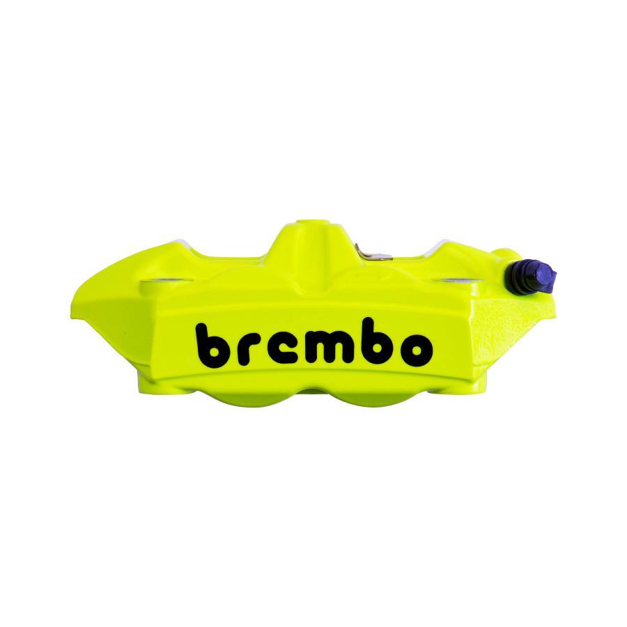 brembo(ブレンボ) ラジアルモノブロックキャリパー右用 イエロー 取付ピッチ HP 100mm 120 9885 84
