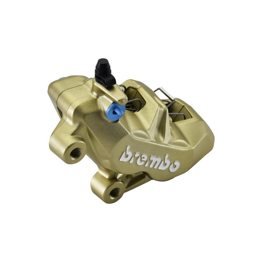 brembo ブレンボ 愛用 4ピストンキャリパー 左 ゴールド 4POT 20.7850.11 キャスティング 無料長期保証 鋳造 4PADタイプ タイプ