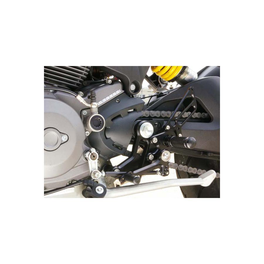 ドゥカティ モンスター1100EVO用 ベビーフェイス バックステップ