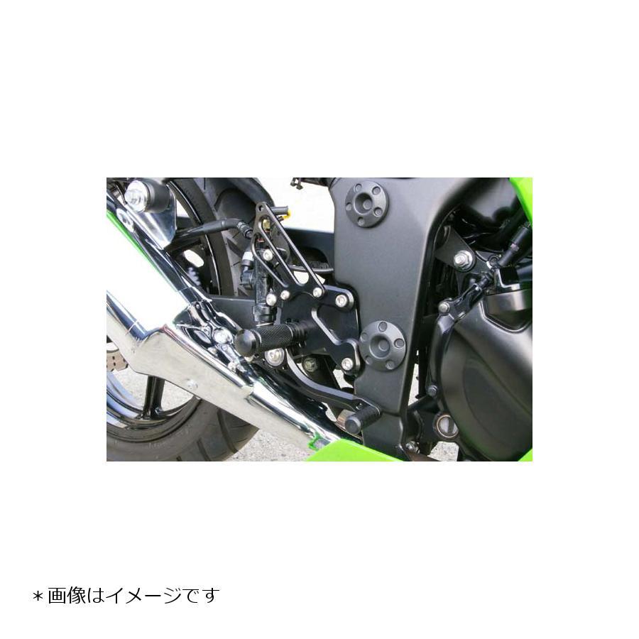 BABYFACE (ベビーフェイス) バックステップ 5ポジション 正チェンジのみ アルミ ブラック Ninja250R[ニンジャ] 002-K012BK_1