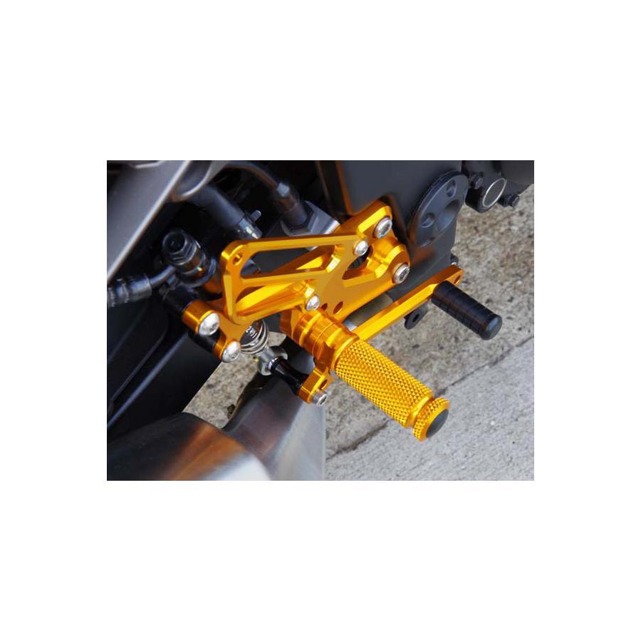BABY FACE (ベビーフェイス) バックステップ 4ポジション 正チェンジ ゴールド Ninja250[ニンジャ][JBK-EX250L](13)2-K023GD