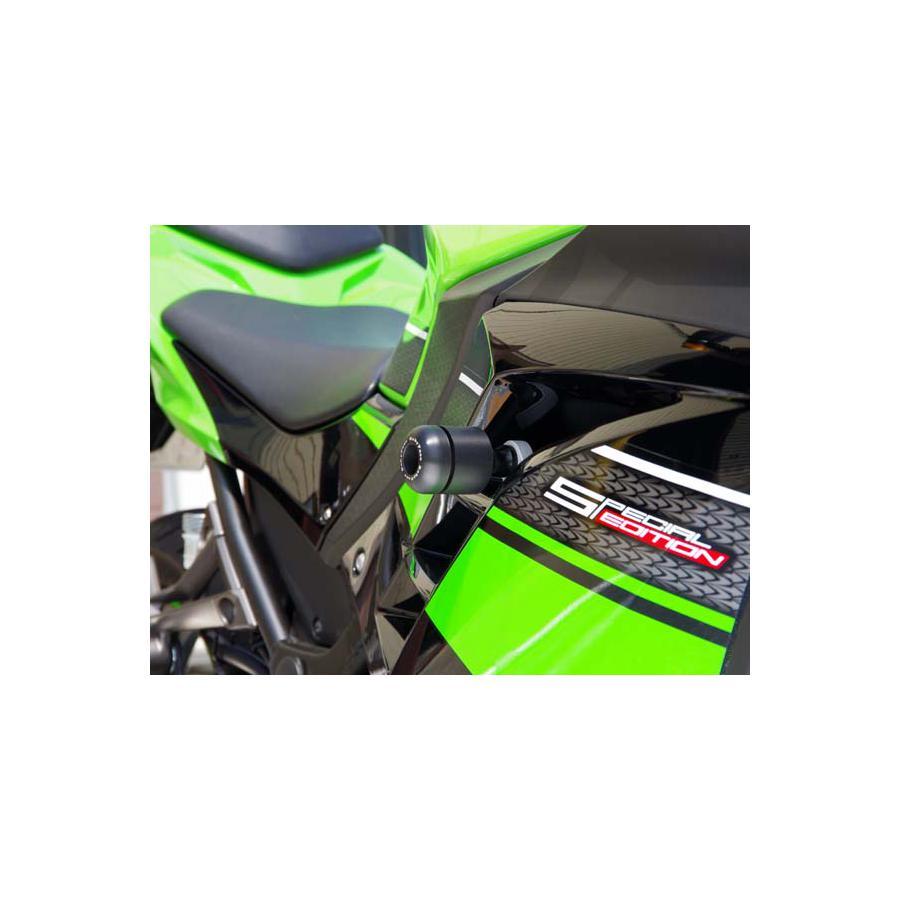 BabyFaceフレームスライダー左右セットninja250対応 babyface（ベビーフェイス） フレームスライダー ジュラコン Ninja250