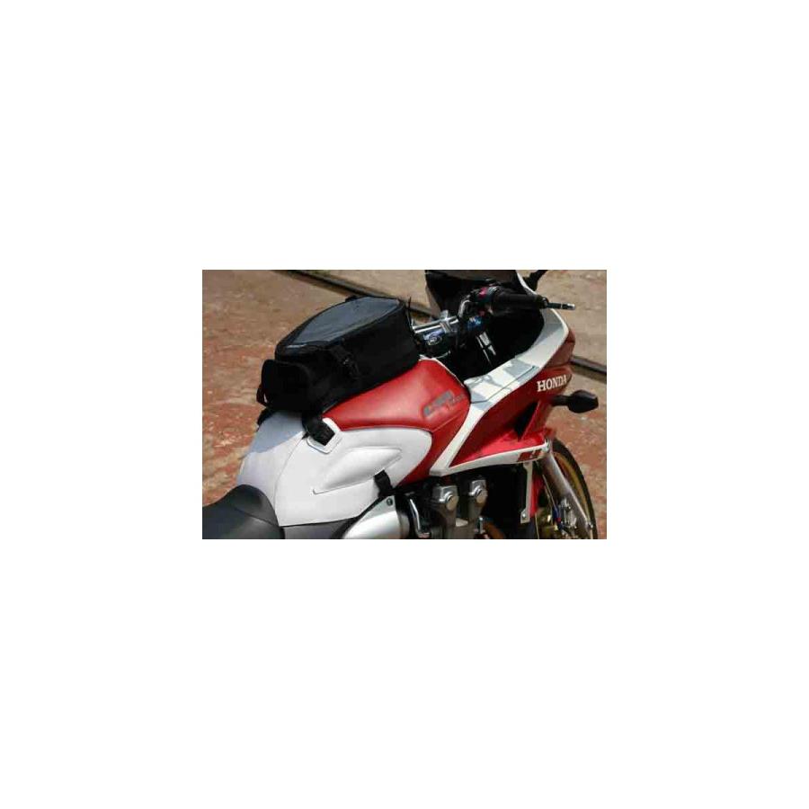 BAGSTER（バグスター） タンクカバー PVC(合皮) ホワイトxレッド