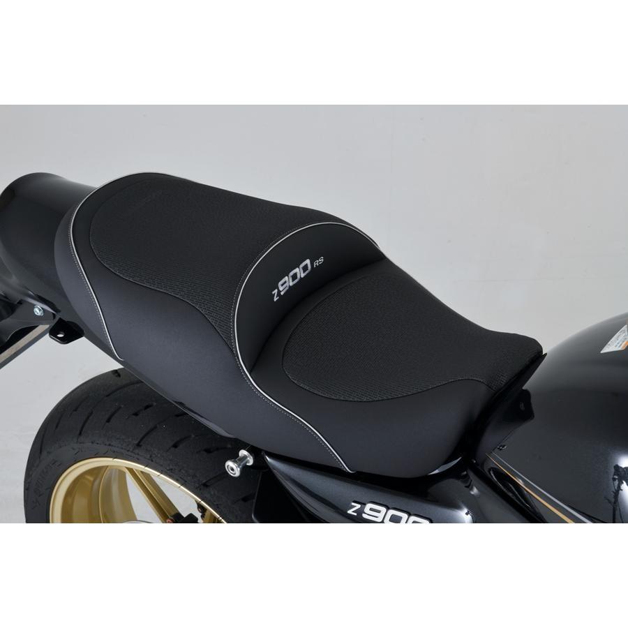 BAGSTER (バグスター) READY SEAT(レディ シート) ブラック×シルバーパイピング Z900RS Z900RS CAFE カフェ  5371A :0222-5371A:バイク車パーツ プロト公式ストア - 通販 - Yahoo!ショッピング