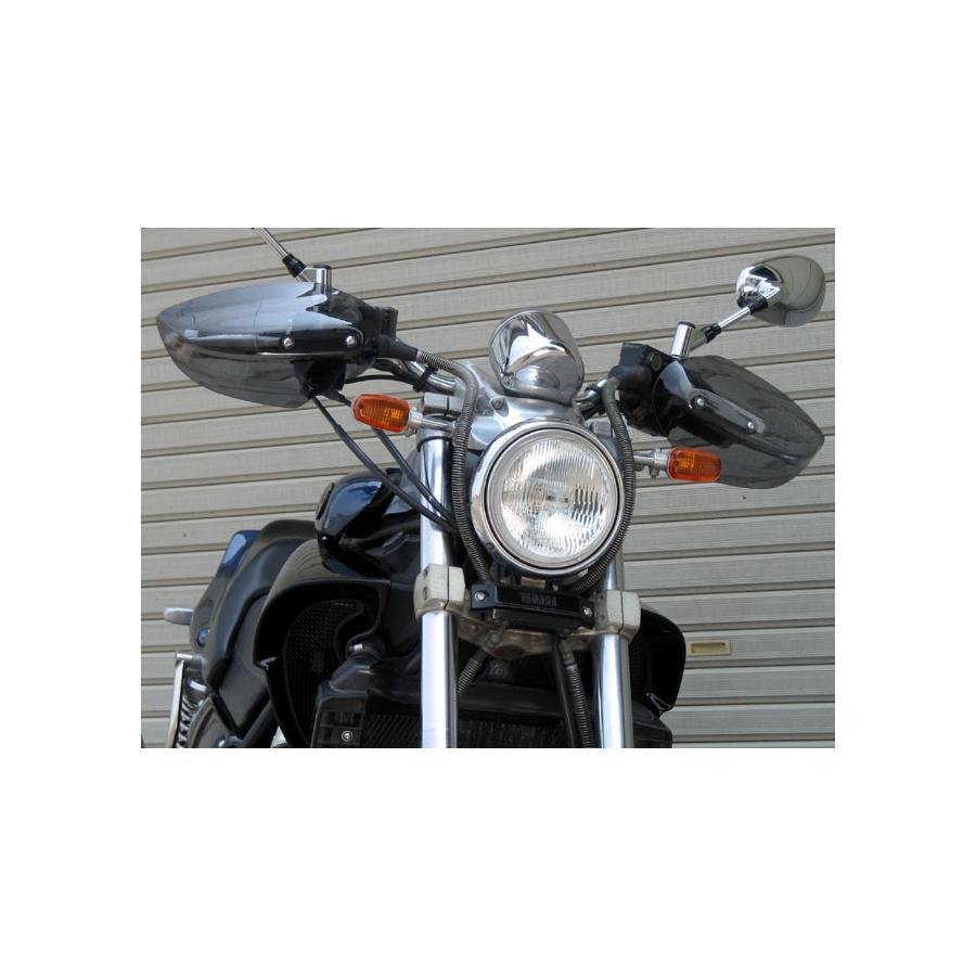 シックデザイン ガイラガントレット Vmax スモーク　ハンドルガード CHIC DESIGN（シックデザイン） ガイラガントレット V-MAX 1200