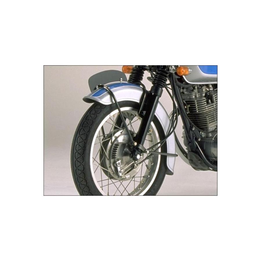 美品 シックデザイン クラシック フロントフェンダー フレア SR400/500 CHIC DESIGN（シックデザイン） クラシック フロントフェンダー