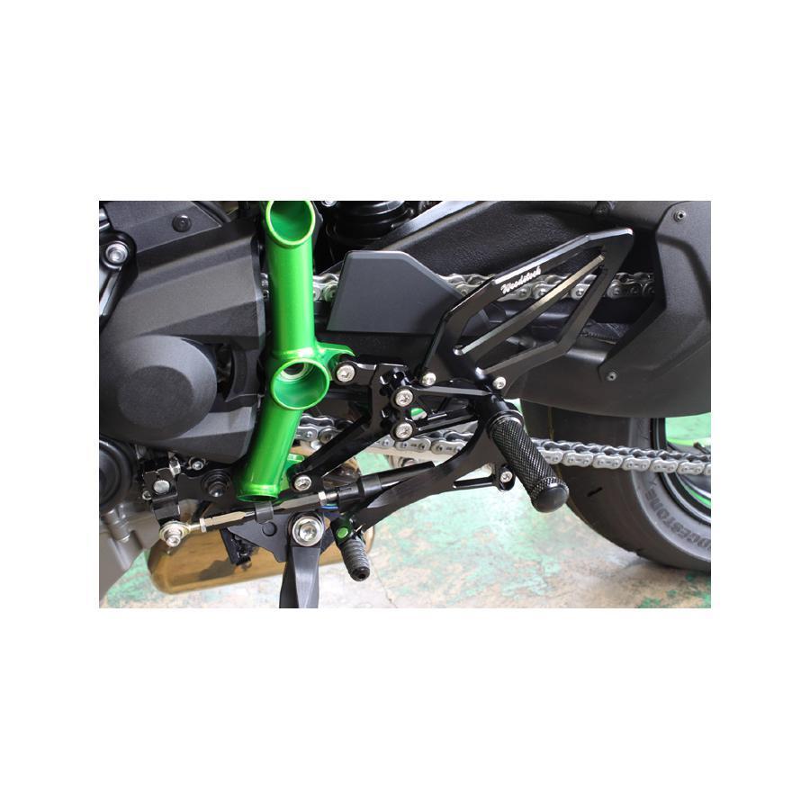 woodstock（ウッドストック） バックステップキット 4ポジション ブラック NinjaH2 耐久ペダル WBS-K32-BB-EP ...