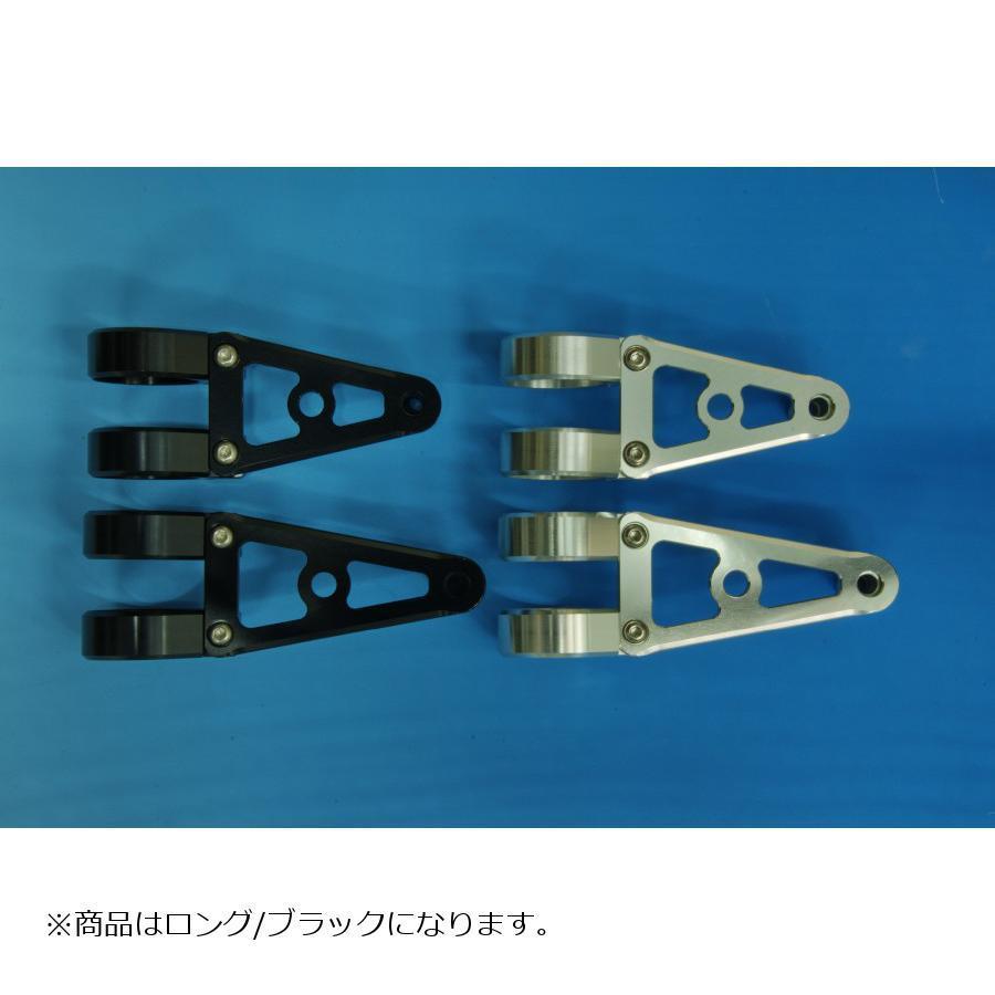 WOODSTOCK(ウッドストック) ヘッドライトステー Aタイプ ロング ブラック フォーク径&Phi;41用 WLS-A41L-BK