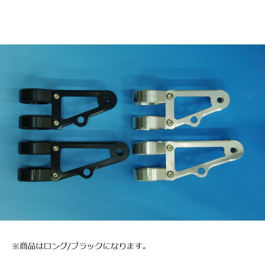WOODSTOCK(ウッドストック) ヘッドライトステー Eタイプ ロング ブラック フォーク径&Phi;36用 WLS-E36L-BK