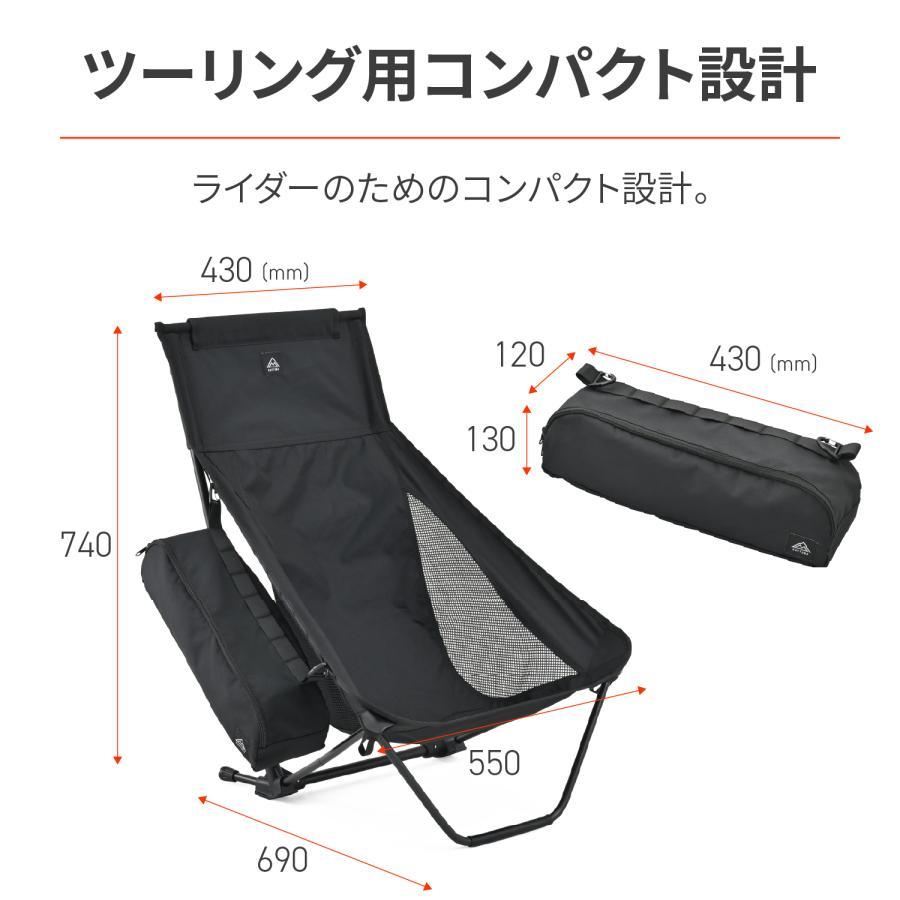 Daytona (デイトナ) ハイバックLOWチェアMIL ブラック  39221_6