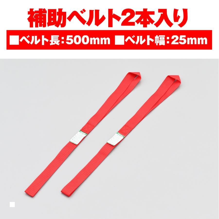 DAYTONA（デイトナ） ソフトサブベルト 500MM レッド 2個入り 42149