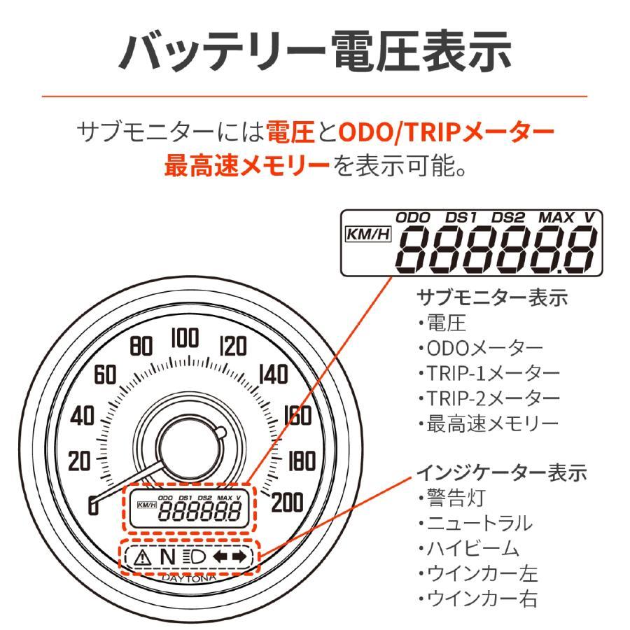 DAYTONA（デイトナ） VELONA60 SP200 クロインジケーター 44202