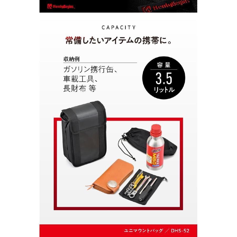 DAYTONA（デイトナ） HB DHS-52 ユニマウントバッグ レクタ/合皮 3.5L