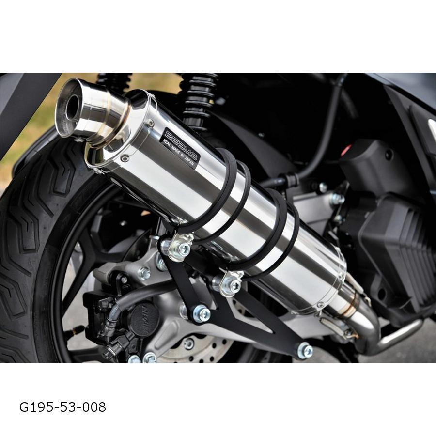 BEAMS(ビームス) R-EVO ステンレスサイレンサー PCX125 2BJ-JK05