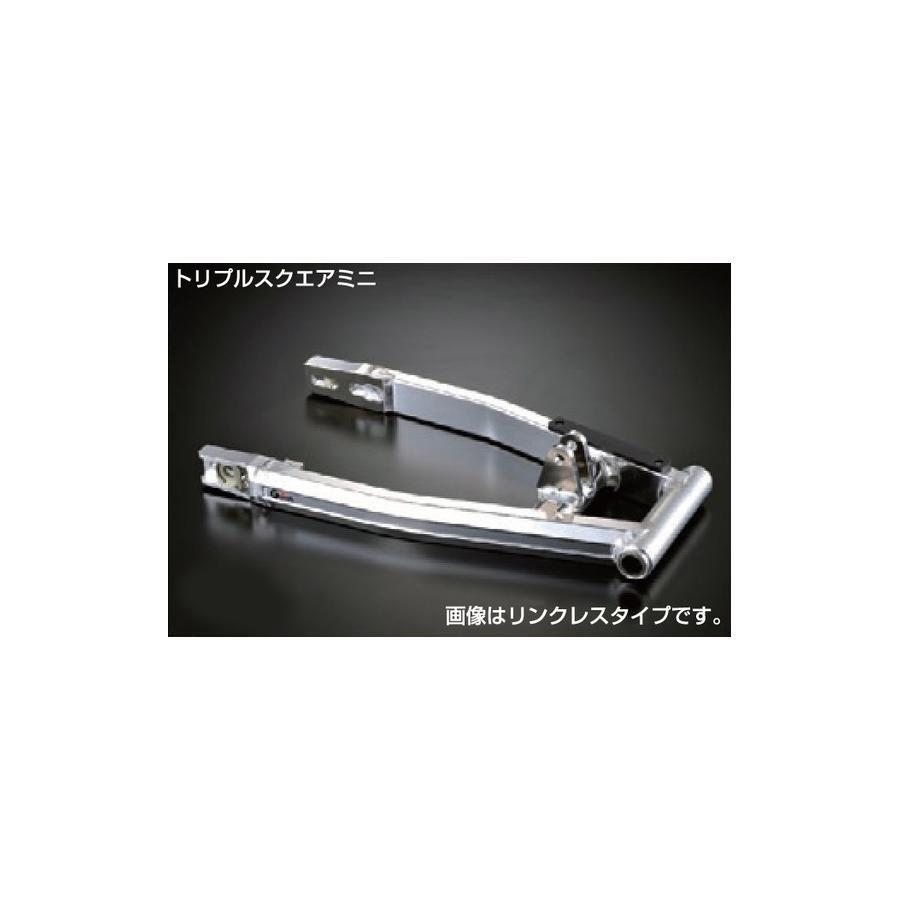 トレンドトレンドGクラフト (ジークラフト) トリプルスクエア スイングアームミニ スタビなし 10cmロングエイプ APE50 サスペンション 61040G Gクラフト ギルドデザイン ステムキット KZ1000mk2 シルバー SP店