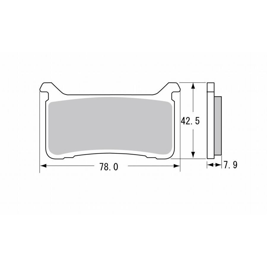 KITACO (キタコ) SBSブレーキパッド 947HS CB1100RS｜plotonlinestore｜02