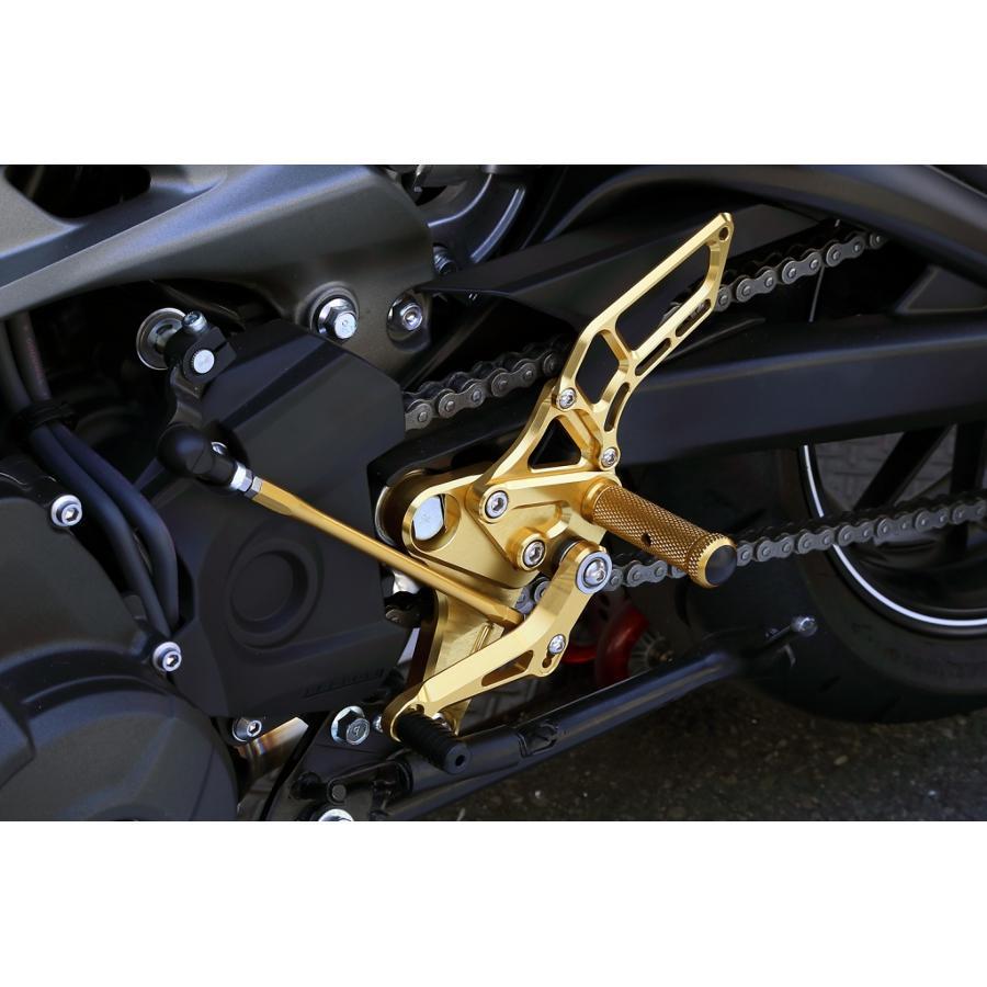 にーさま専用 ステップバー (ライダー側) ブラックKAWASAKI系-2 ACTIVE