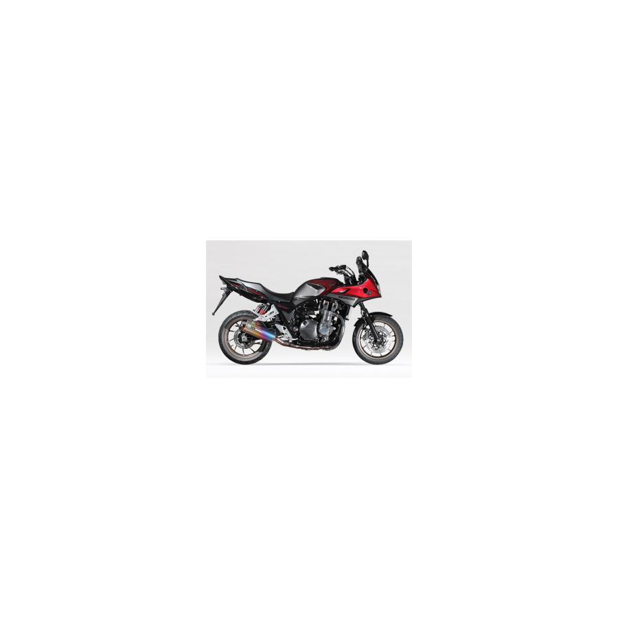 モリワキ(MORIWAKI) バイク カスタムマフラー フルエキゾーストマフラー MX ホワイトチタン CB1300SF CB1300SB ホワイト フルエキゾーストマフラー