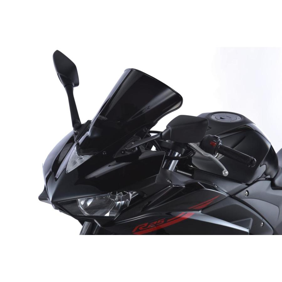 MRA スクリーン　yzf-r25 MRA (エムアールエー) スクリーン レーシング ブラック YZF-R25 MR262K