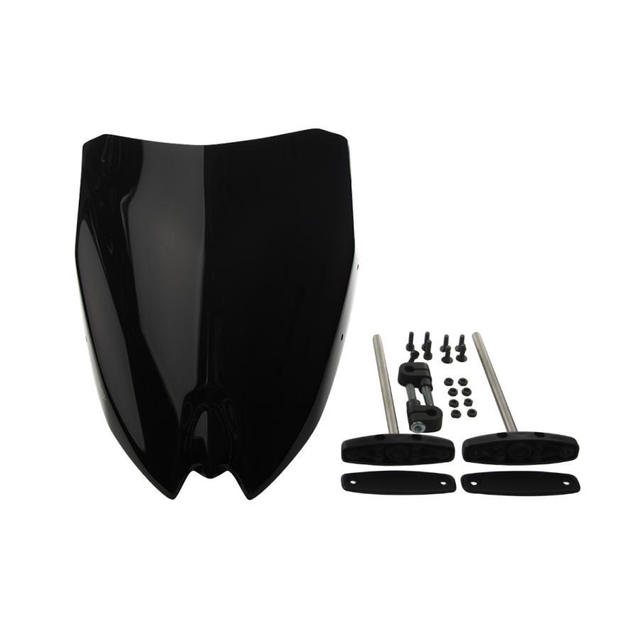 MRA (エムアールエー) スクリーン スポイラー ブラック SV650 ABS