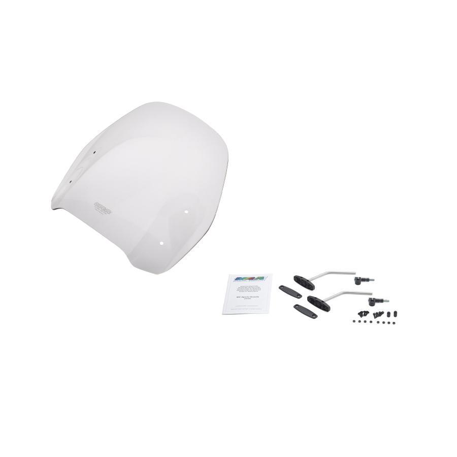 MRA (エムアールエー) スクリーンセット ロード スモーク 汎用ハンドルポストマウントキット付 SET-HKSD-MRO-S | MRA