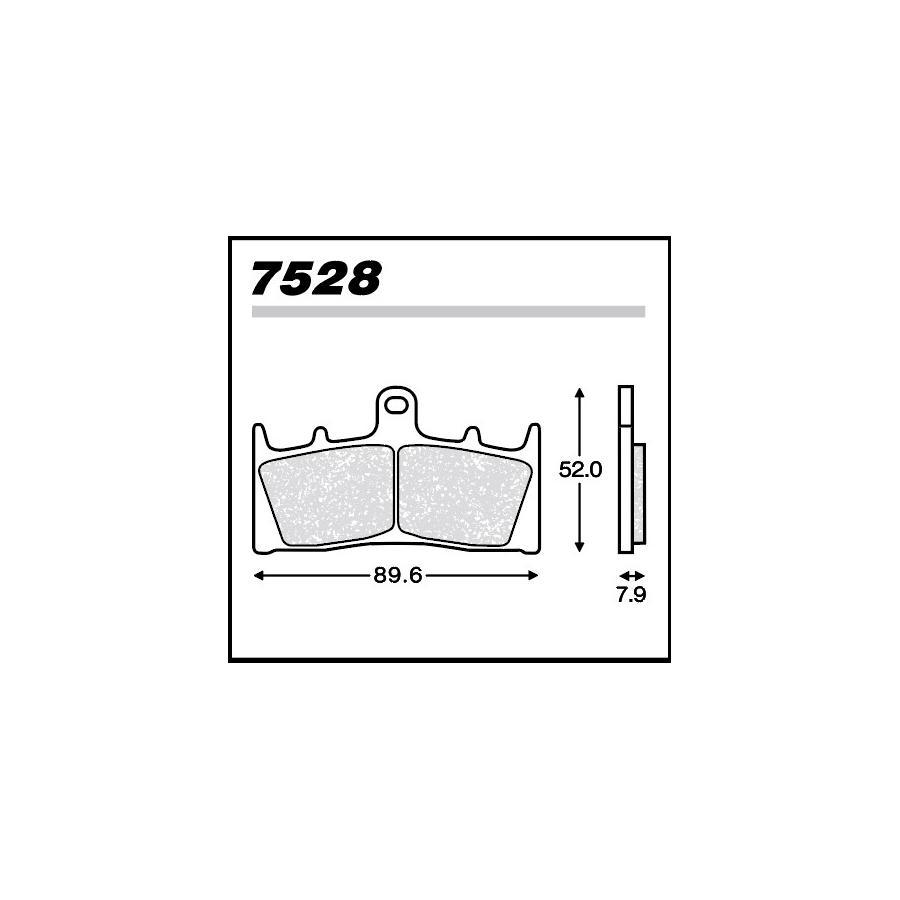 METALLICO(メタリカ) ブレーキパッド B/PD トキコ 6pot GSX1300R ZX-12R ZRX1100 7528_2