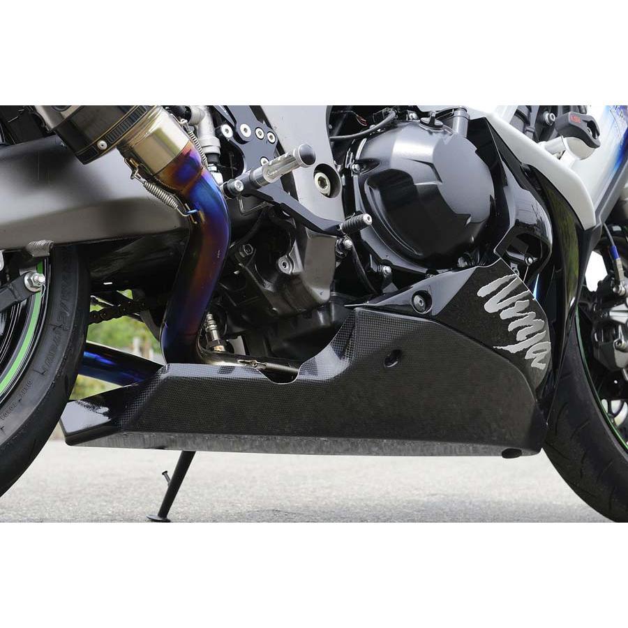 Ninja1000 マフラーアンダーカウル　a−tech ドライカーボン ノジマエンジニアリング アンダーカウル カーボン平織 ニンジャ1000