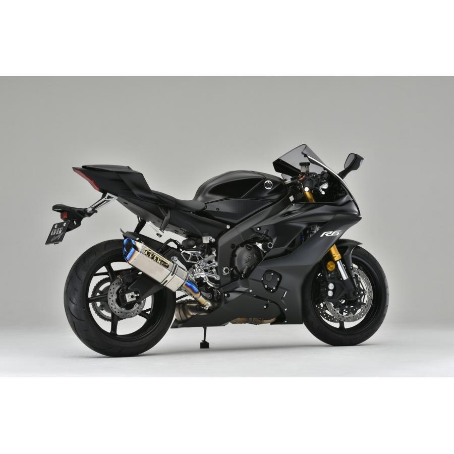 OVER RACING (オーバーレーシング) マフラー TT-Formula RS チタン スリップオン YZF-R6 10-433-01 オーヴァーレーシングの画像