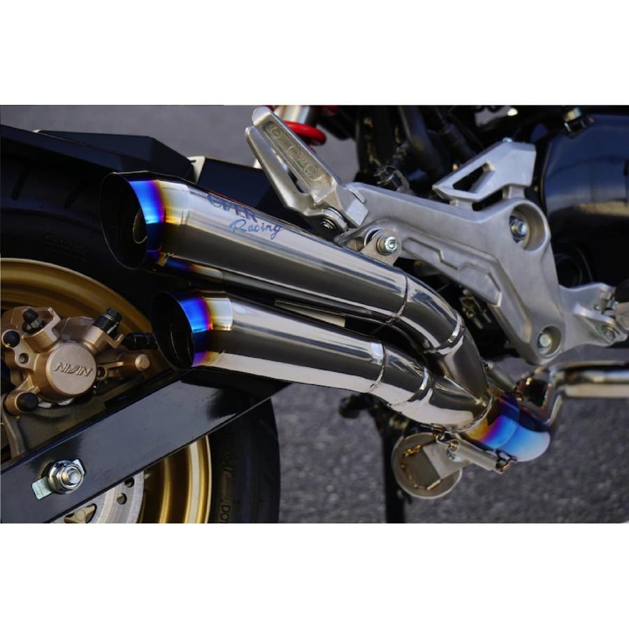 OVER RACING（オーバーレーシング） マフラー ツインメガホン GROM