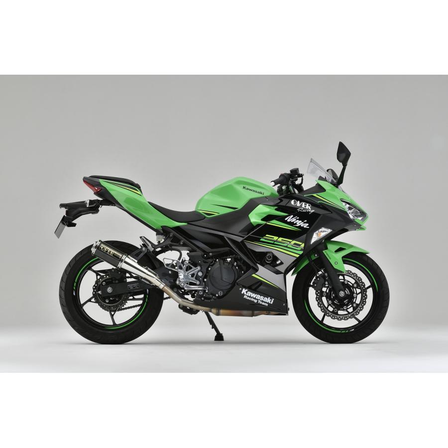 ◆美品◇ Ninja250 Ninja400 OVER カーボンS/Oマフラー OVER RACING（オーバーレーシング） マフラー GP-PERFORMANCE XL Type