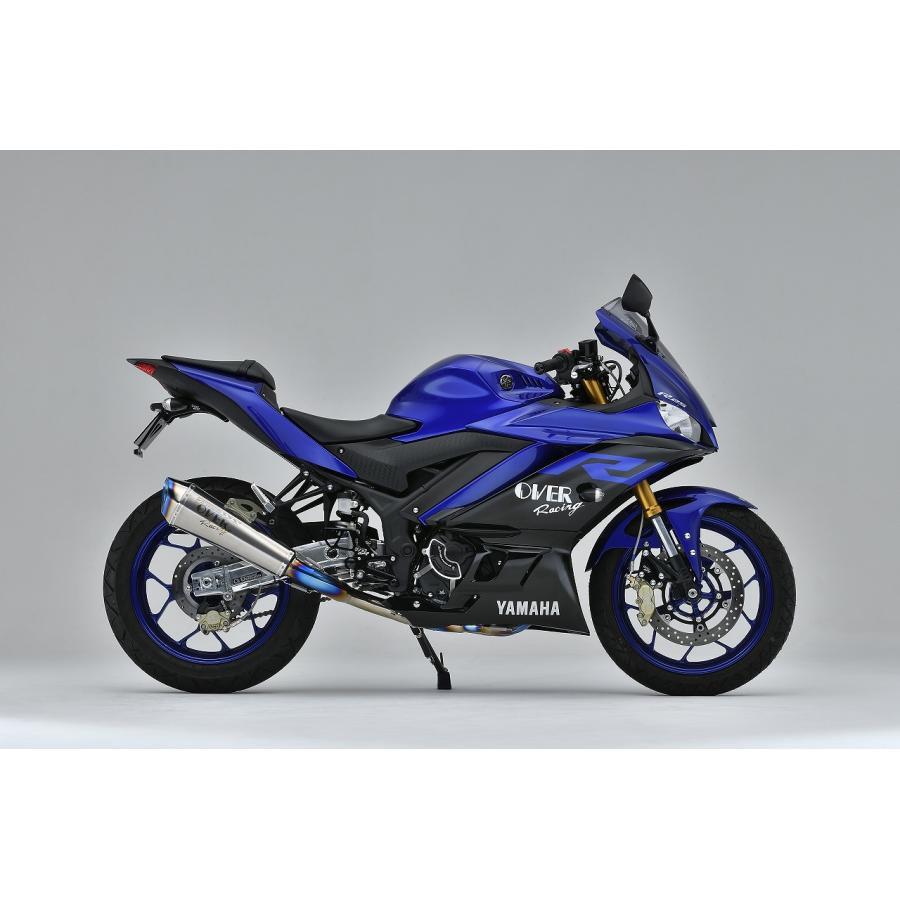 OVER RACING (オーバーレーシング) マフラー TT-Formula RS+PRO フルチタン 2-1 YZF-R25(18)/ 25-351-12 オーヴァーレーシングの画像