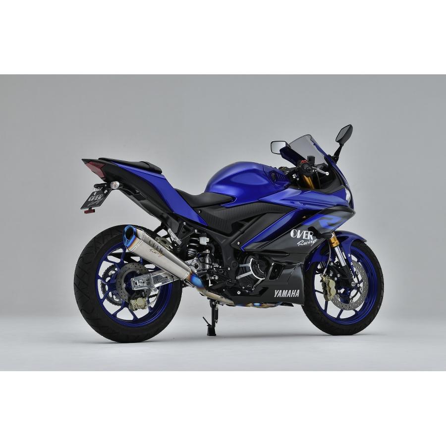 OVER RACING (オーバーレーシング) マフラー TT-Formula RS+PRO フルチタン 2-1 YZF-R25(18)/ 25-351-12 オーヴァーレーシングの画像