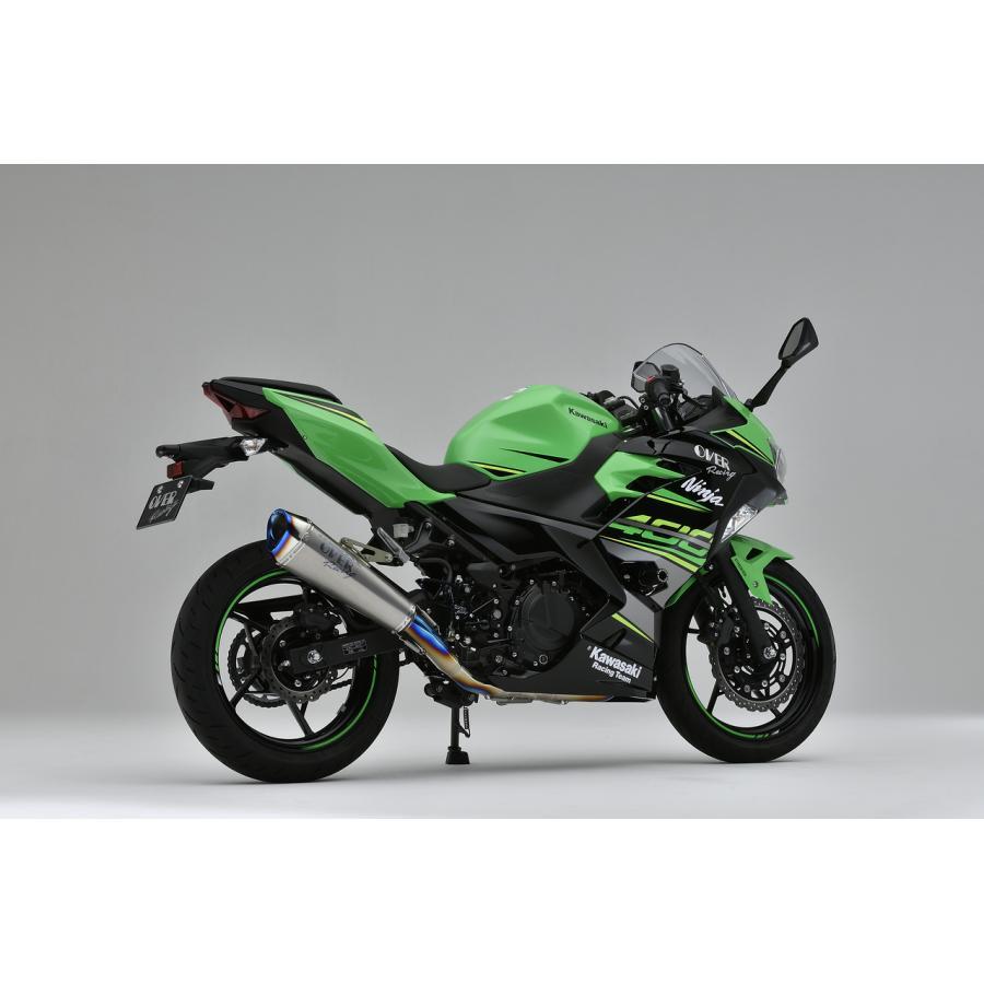 OVER RACING (オーバーレーシング) マフラー TT-Formula RS+PRO フルチタン2-1 NINJA400 ニンジャ40025-722-12 オーヴァーレーシングの画像