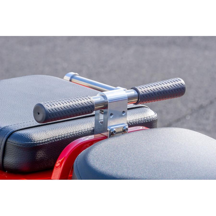 OVER Racingタンデムグリップ シルバー CT125 53-06-02 OVER RACING（オーバーレーシング） タンデムグリップ シルバー