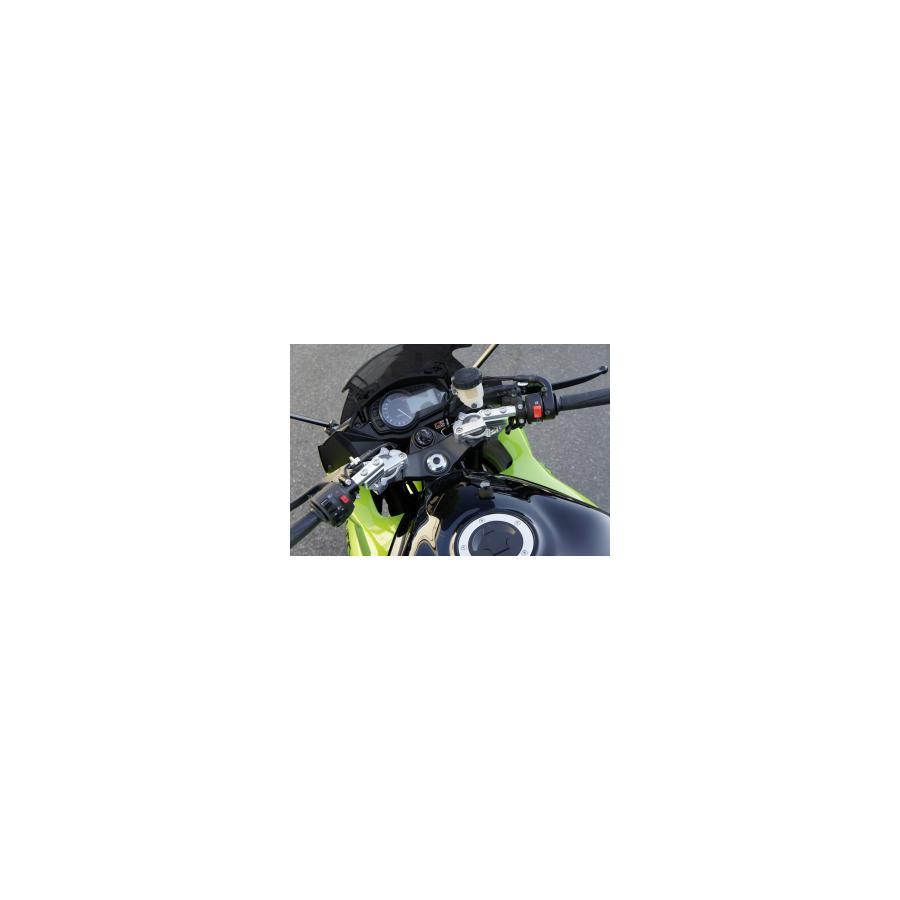 OVER RACING (オーバーレーシング) スポーツライディングハンドルキット シルバー Ninja1000 ニンジャ1000 オーヴァーレーシングの画像