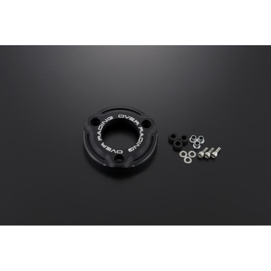 オーバーレーシング クラッチアウターカバー ブラック OVER RACING（オーバーレーシング） OVER オーヴァー クラッチアウター