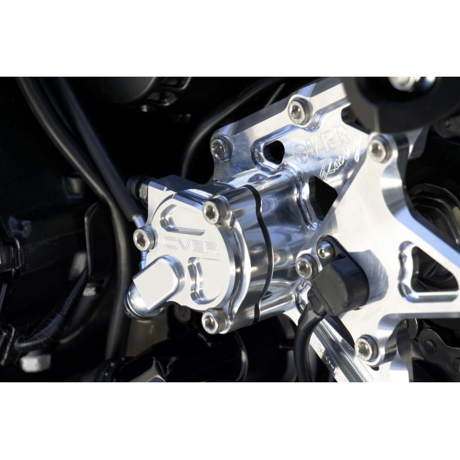 OVER RACING (オーバーレーシング) スプロケットカバー アルミ削り出し ブラックアルマイト ZRX1200 DAEG ダエグ 57-811-11B オーヴァーレーシングの画像